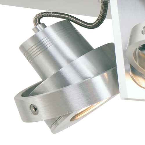 Artdelight spot Meist - 3 lichts - 34.5  x 15   cm - aluminium