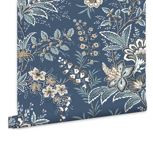 Laura Ashley Vliesbehang - Marlbrook Dusky Seaspray