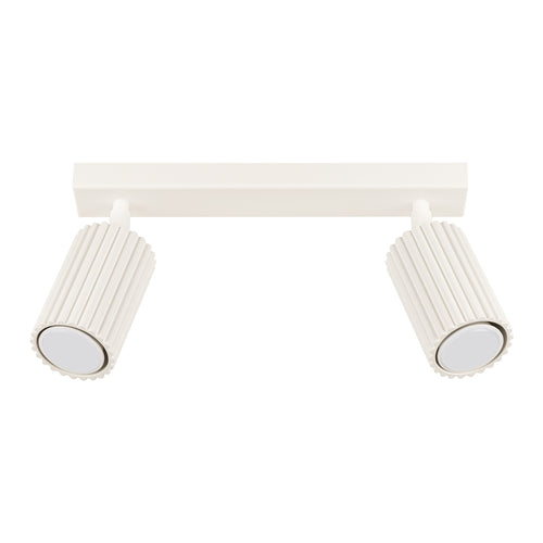 Sollux Lighting Plafondlamp KARBON 2 beige - 30x6,5x16,5cm