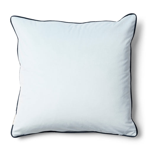 Rivièra Maison RM Monogram Milo Pillow Cover 50x50 - Polyester - Blauw - vtwonen shop