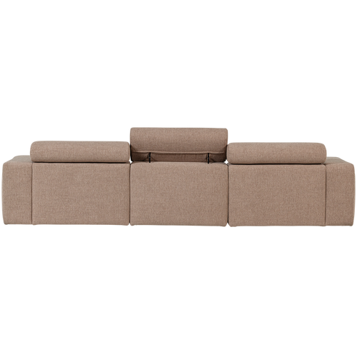 WOOOD chaise longue bank rechts Novi - Polyester - Taupe - vtwonen shop