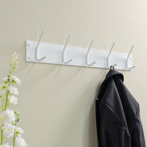 Spinder Design kapstok Fusion 5 - Wit - 5 haken - vtwonen shop