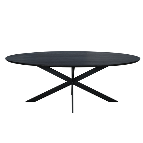 Starfurn  eettafel Ferris - zwart - 100x210x76cm - vtwonen shop