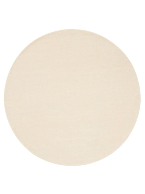 benuta wollen vloerkleed Vera - crème - ø 200 cm