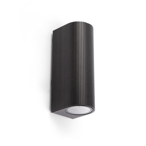 Faro Estela Estela Outdoor Up Down Wandlamp Zwart GU10 IP65