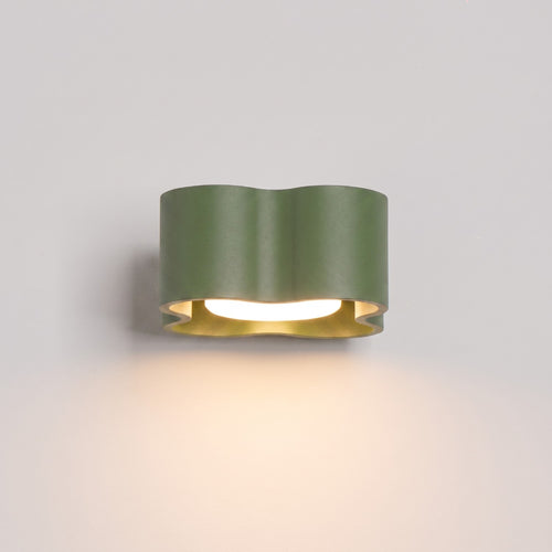Sollux Lighting Wandlamp OVIO olijfgroen Gx53 - 12x14,5x6cm