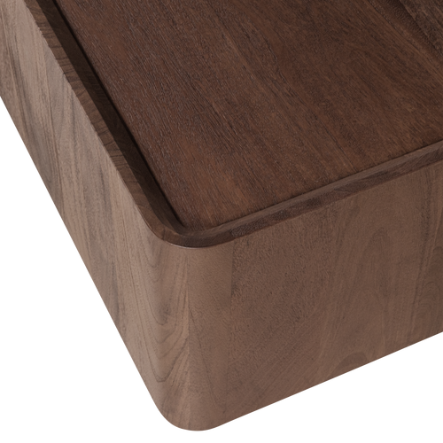 WOOOD salontafel Volu - Mangohout - Bruin - 39x130x60