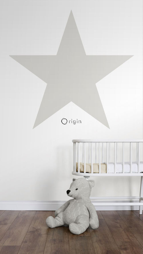 Origin Wallcoverings fotobehang sterren warm grijs - 150 x 279 cm - 357218 - vtwonen shop