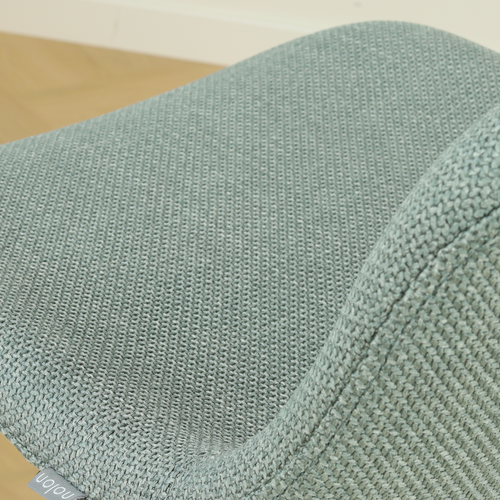 Nolon Nino-Mats barkruk saliegroen - wit onderstel - 75 cm - vtwonen shop