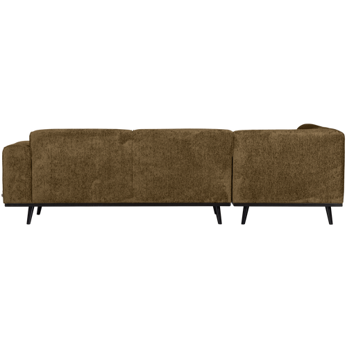 WOOOD hoekbank links Statement - Polyester - Brass - 77x274x210 - vtwonen shop