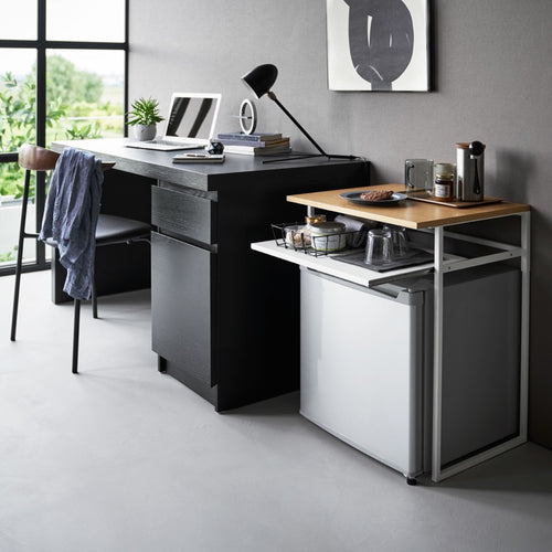 Yamazaki Bijzettafel met Lade - Tower - Wit - vtwonen shop