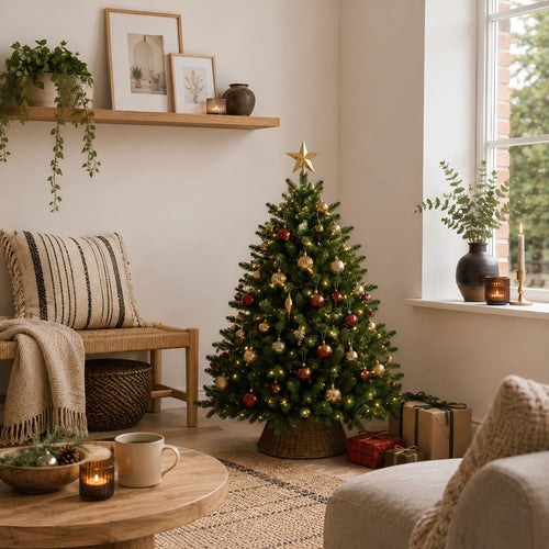 Black Box Trees Brampton Kunststof Kerstboom met PVC en PE Naalden - Kunstboom met Scharnierconstructie en 684 Takken - Kerstversiering voor Binnen -