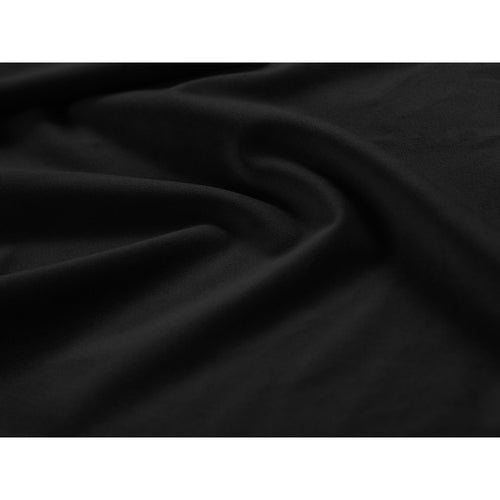 Cosmopolitan Design - Bank Treno 4-zits, flueel zwart - 94x240x70cm