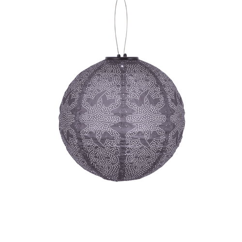 Lumiz solar lampion marrakesh rond - 30cm - paars