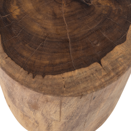 WOOOD bijzettafel Viri - Hout - Naturel - 40x35x35