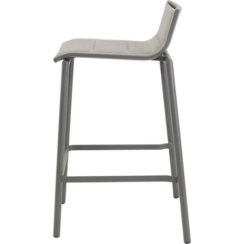 Lesli Living bistrostoel Milazzo - antraciet - 52x54x89cm - set van 4
