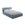 LaMiaSofa Bed met opbergruimte Roma - chenille stof - grafiet - 160x228x82