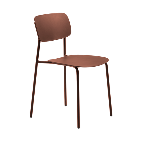 Rebellenclub Eetkamerstoel Strom - Set van 4 - Terracotta - vtwonen shop