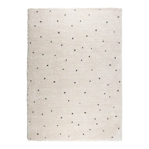 Interieur05 Kindervloerkleed  hoogpolig Cream/Zwart - Dots - 160 x 230 cm - vtwonen shop