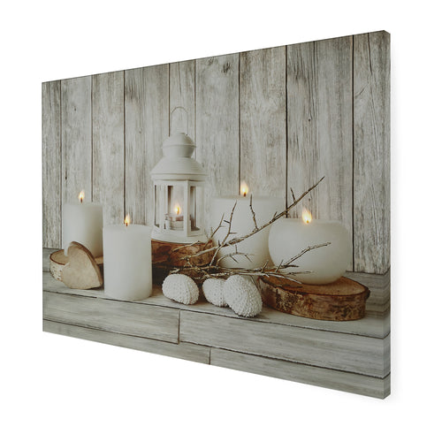 Art for the Home Canvas LED - Coastal Treasures - 60x80cm