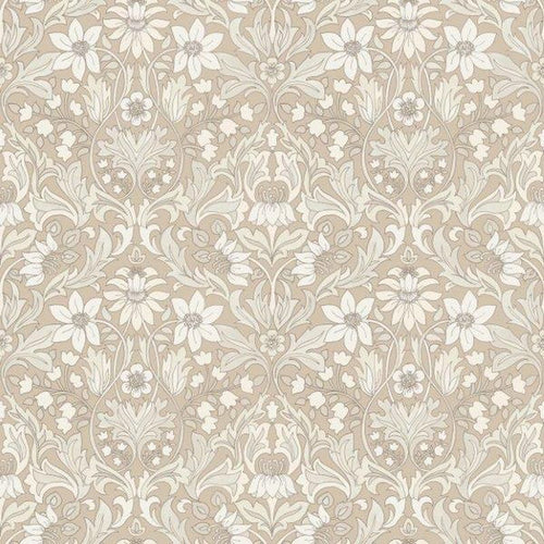 Borastapeter behang vintage bloemen in art nouveau stijl beige - 53 cm x 10.05 m - 660945 - vtwonen shop
