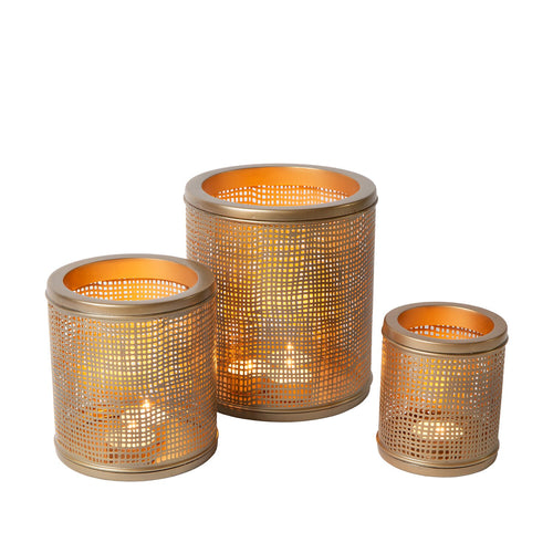 Atmooz kaarsenhouder Joleen S/3 - goud