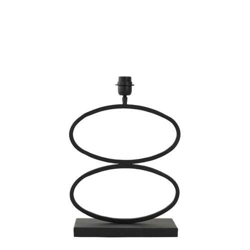 Light & Living lampvoet  - zwart - 33x17x42 cm