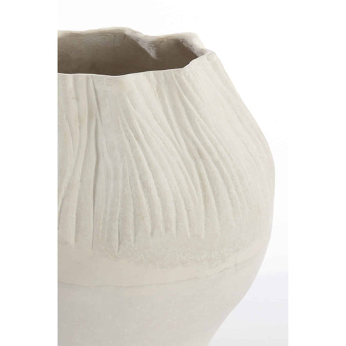 Light & Living bloempot Acda - wit - Ø39.5cm