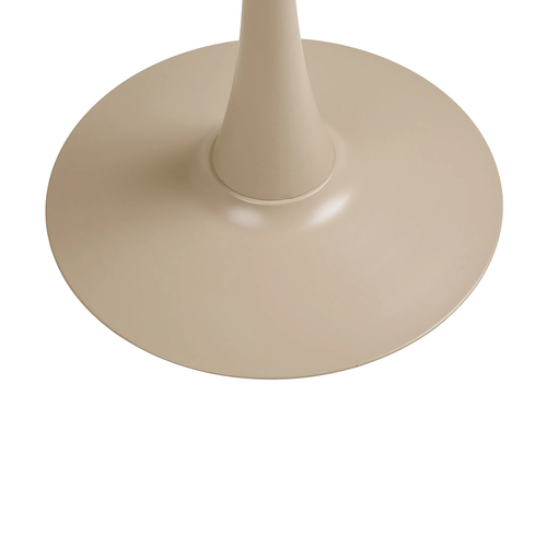 Artichok Amyra metalen tuintafel beige - Ø60 x 72 cm