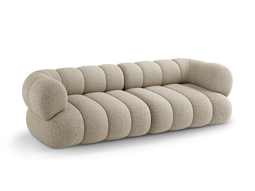 Cosmopolitan Design Bank Koge 4-zits, chenille donkerbeige - 95x240x70cm