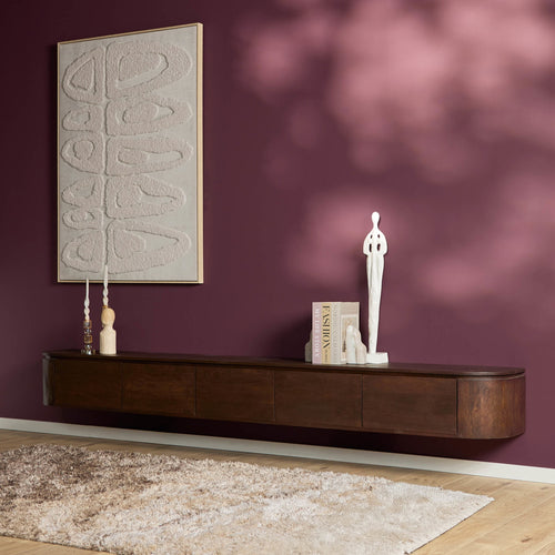 Starfurn Tv-meubel Excellent - Bruin Hout - 280x35x30cm