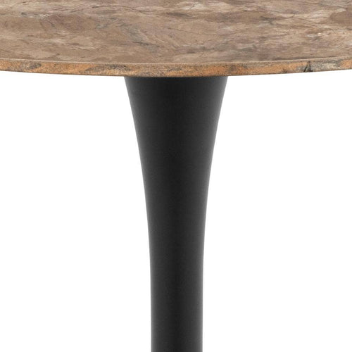 Lisomme Marly ronde eettafel keramiek bruin - Ø90x75 cm