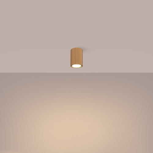 Sollux Lighting Plafondlamp KARBON 10 goud - 6,5x6,5x10cm