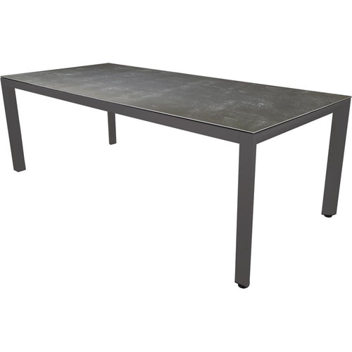 Lesli Living tuintafel Mojito - antraciet - 220x100x74cm
