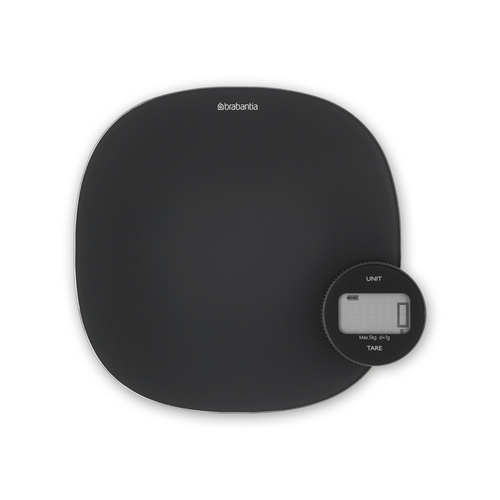 Brabantia Tasty+ Keukenweegschaal met dynamo, digitaal - Dark Grey
