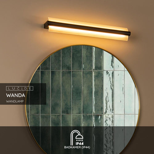 Lucide wandlamp WANDA - Geïntegreerde LED - Zwart - vtwonen shop