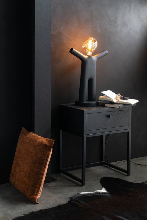 J-Line lamp P'tit Maurice - polyresin - zwart - vtwonen shop