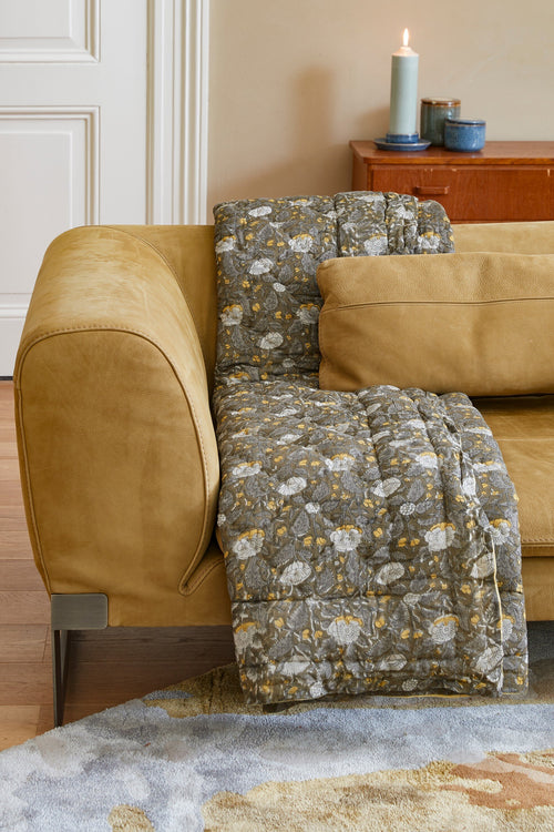 In The Mood Collection Quilt Deken - L180 x B130 cm - Katoen - Groen - vtwonen shop