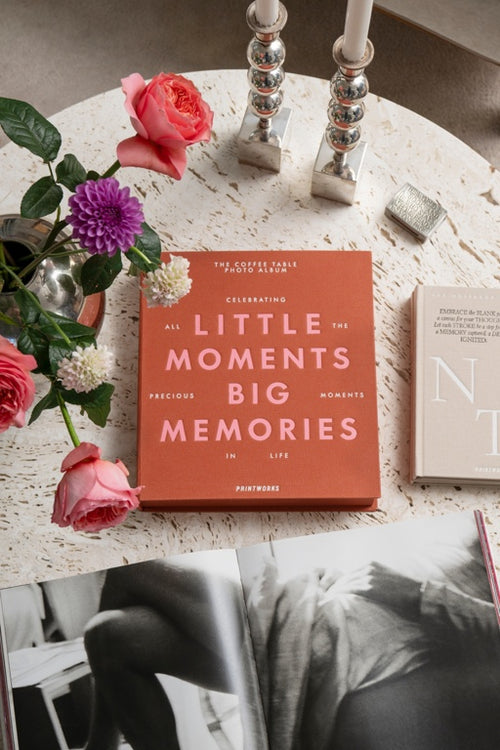 Printworks Fotoalbum - Little Moments Big Memories - Oranje - vtwonen shop