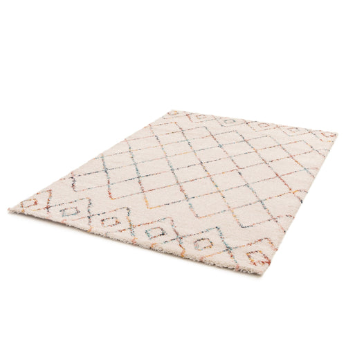 AFK Living vloerkleed  Harlequin - shaggy - beige - 140 x 200 cm
