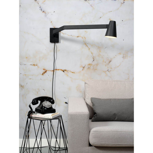 it's about RoMi wandlamp Biarritz - zwart - 89x12x25cm - vtwonen shop