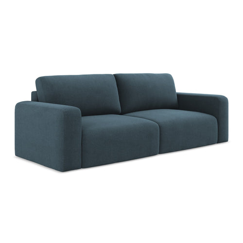 LaMiaSofa 3-zits slaapbank Ostia - textuurstof - jeans - 244x102x79