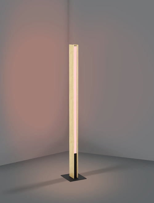 EGLO connect.z vloerlamp Anchorena-Z - 150cm - bruin/zwart/wit - rgb - vtwonen shop