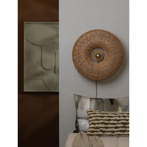 GOOD&MOJO wandlamp ARIZONA - bruin - Ø50cm - vtwonen shop