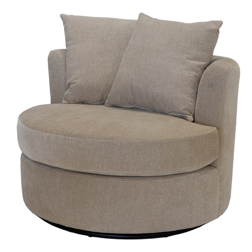 Giga Meubel Fauteuil Thony Luxe Draaibaar - Taupe - Zithoogte 46cm - vtwonen shop