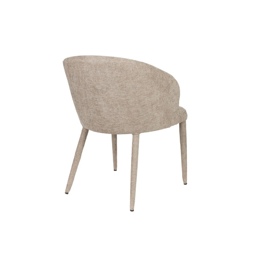 Housecraft Living Tamsin Eetkamerstoelen Gestoffeerd Beige - Set van 2 - vtwonen shop