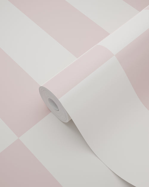 ESTAhome behang strepen licht roze - 50 x 900 cm - 132149