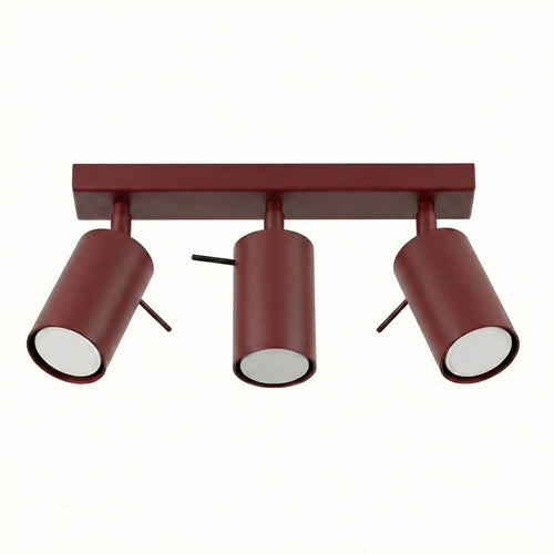 Sollux Lighting Plafondlamp RING 3 bordeaux - 45x6x16cm