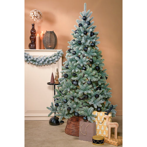 Mica Decorations Kerstballen Set - 60 Stuks - Ø7 cm - Onbreekbaar - Zwart