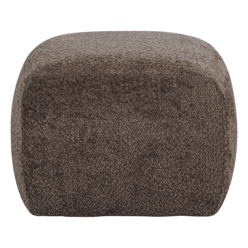 WOOOD poef Mojo Base - Wollig - Bruin - 45x84x64